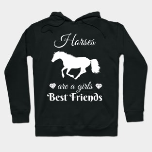 Horses Are A Girl's Best Friend Equestrian Rider Hoodie